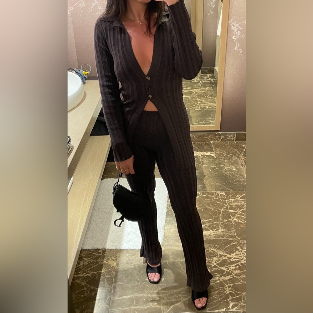 The Line by K Ribbed Knit Pants and Top